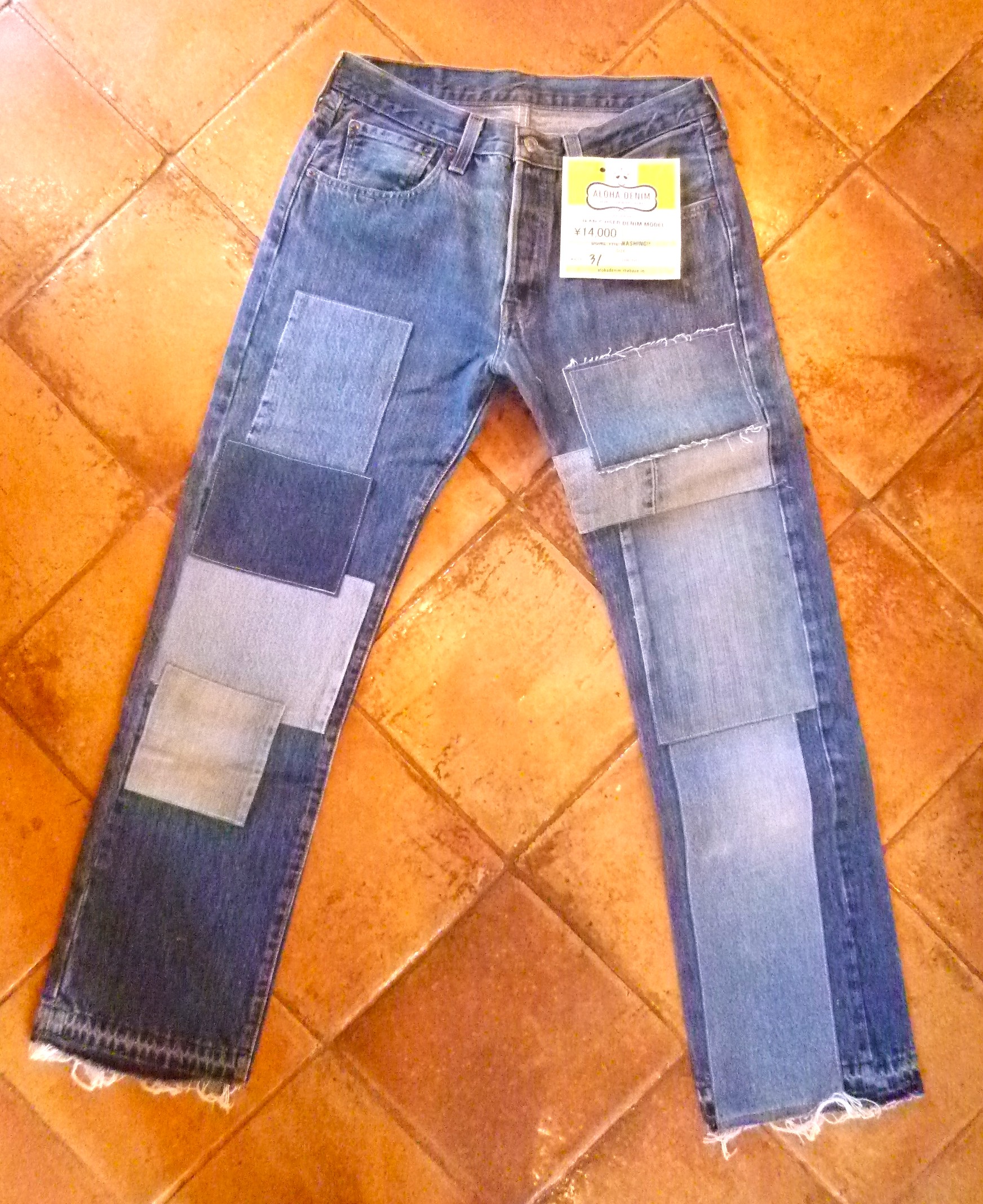 リメイクデニム　 Levi's 501 by ALOHA DENIM  31インチ　D018