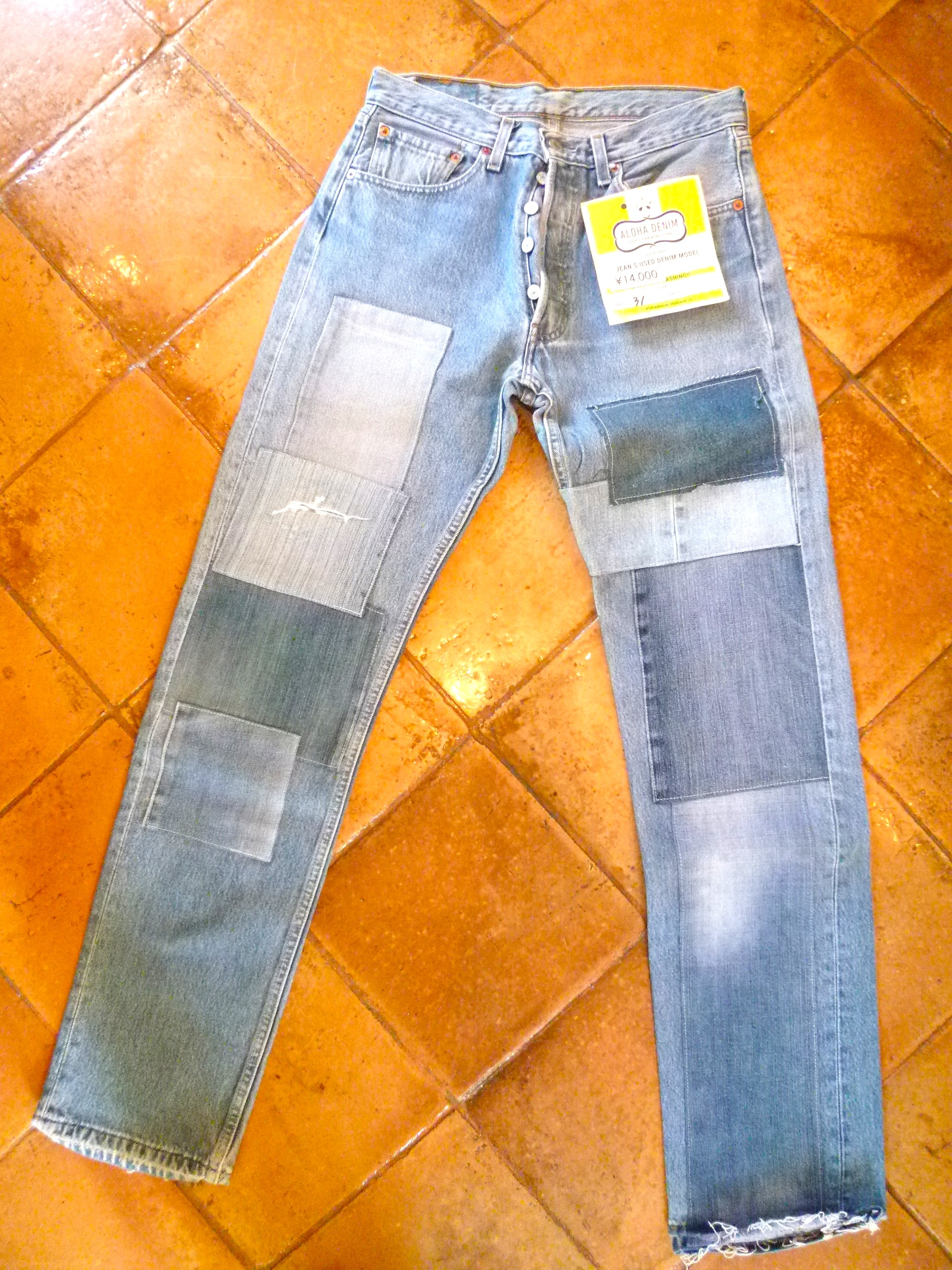 リメイクデニム　 Levi's 501 by ALOHA DENIM  31インチ　D017