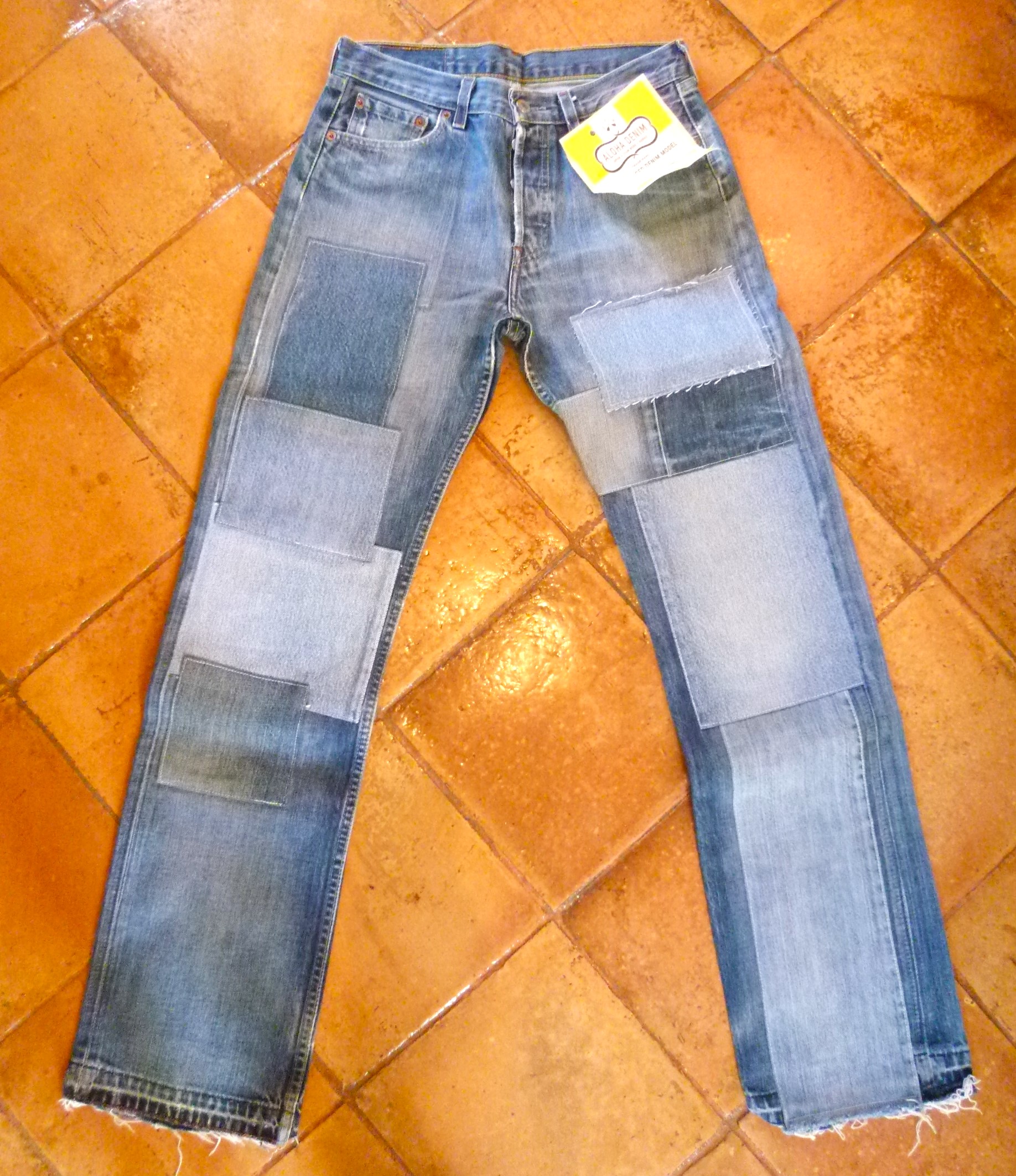リメイクデニム　 Levi's 501 by ALOHA DENIM  29インチ　D014