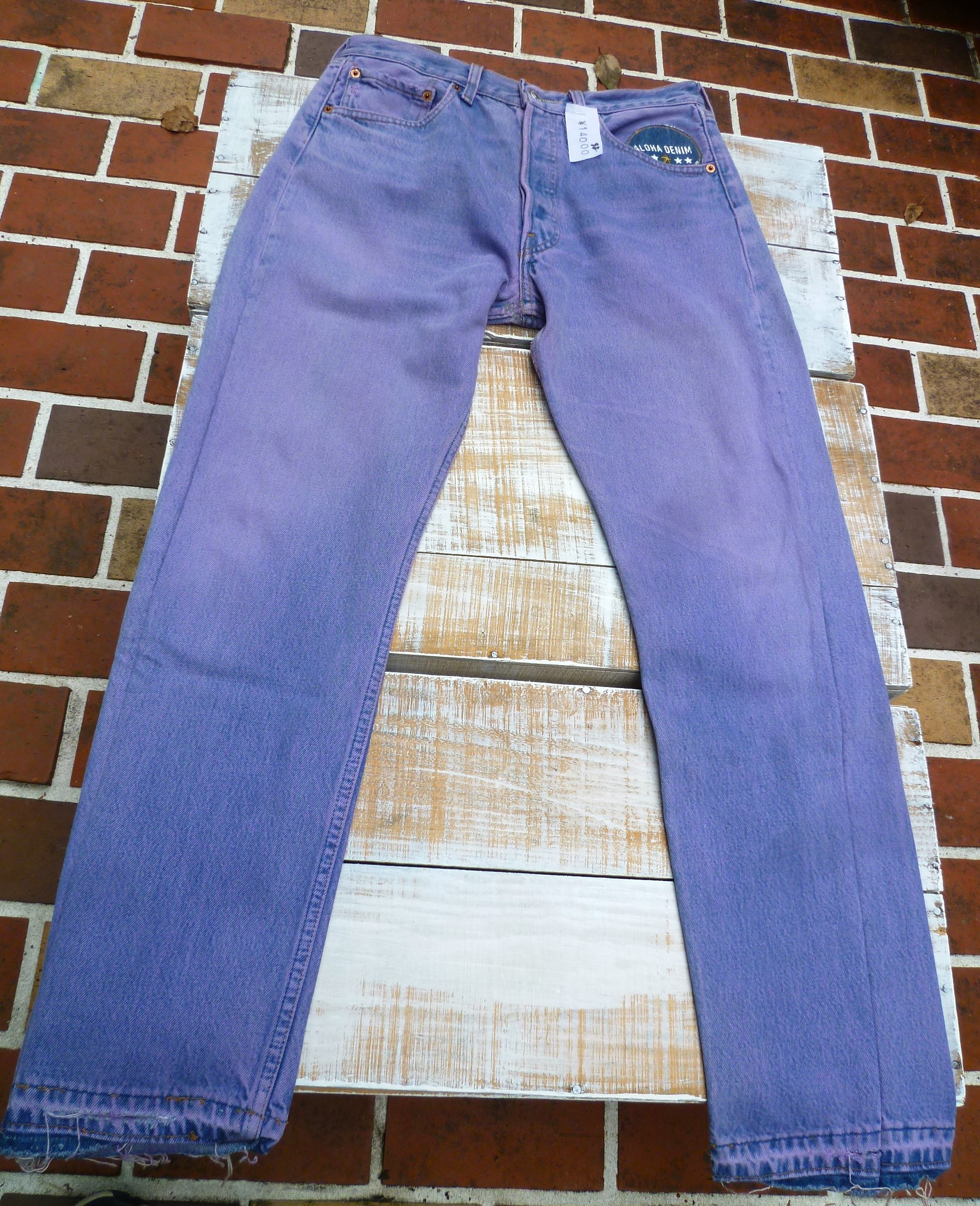 リメイクデニム　 Levi's 501 by ALOHA DENIM  32インチ　D012