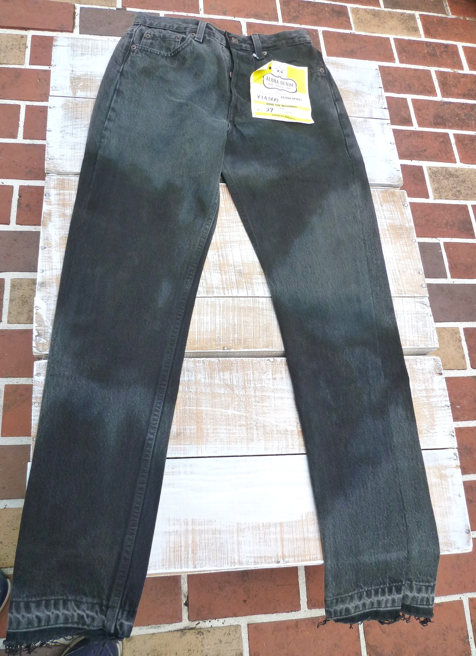 リメイクデニム　 Levi's 501 by ALOHA DENIM  29インチ　D007